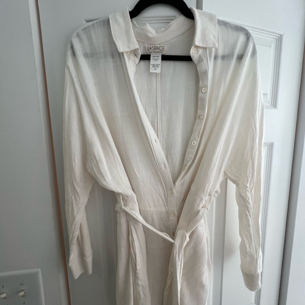 L*Space Textured Cream Fabric